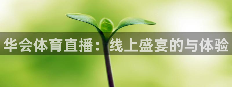 华会体育直播：线上盛宴的与体验